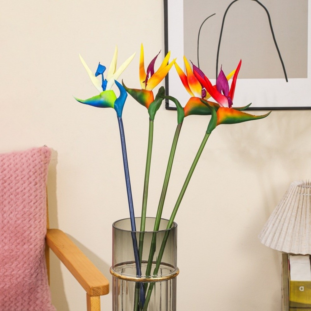 Bird Paradise Strelitzia - Nova Planta Artificial de Haste Longa,
