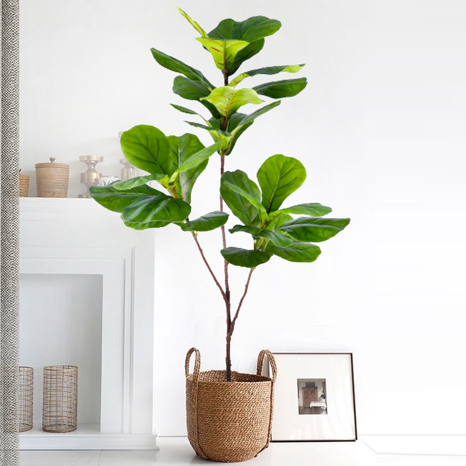 Ficus Lyrata Tree - Árvore Artificial Ficus Lira de 45-135cm,