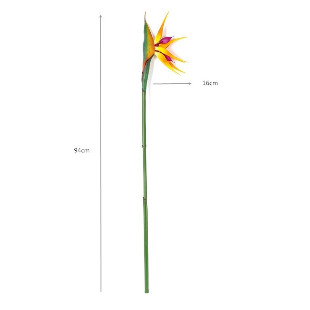 Bird Paradise Strelitzia - Nova Flor Artificial de Haste Longa,