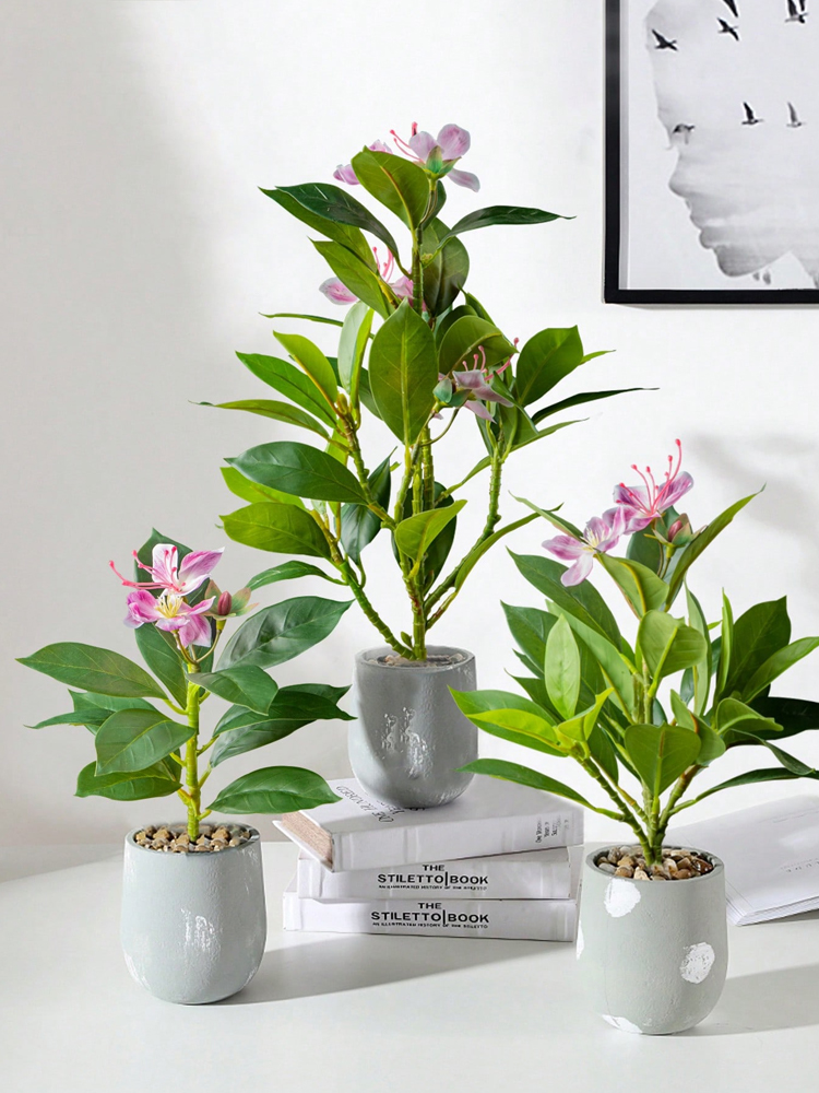 Ficus Lyrata Tree - Plantas artificiais azaleas de 21-40cm, árvore
