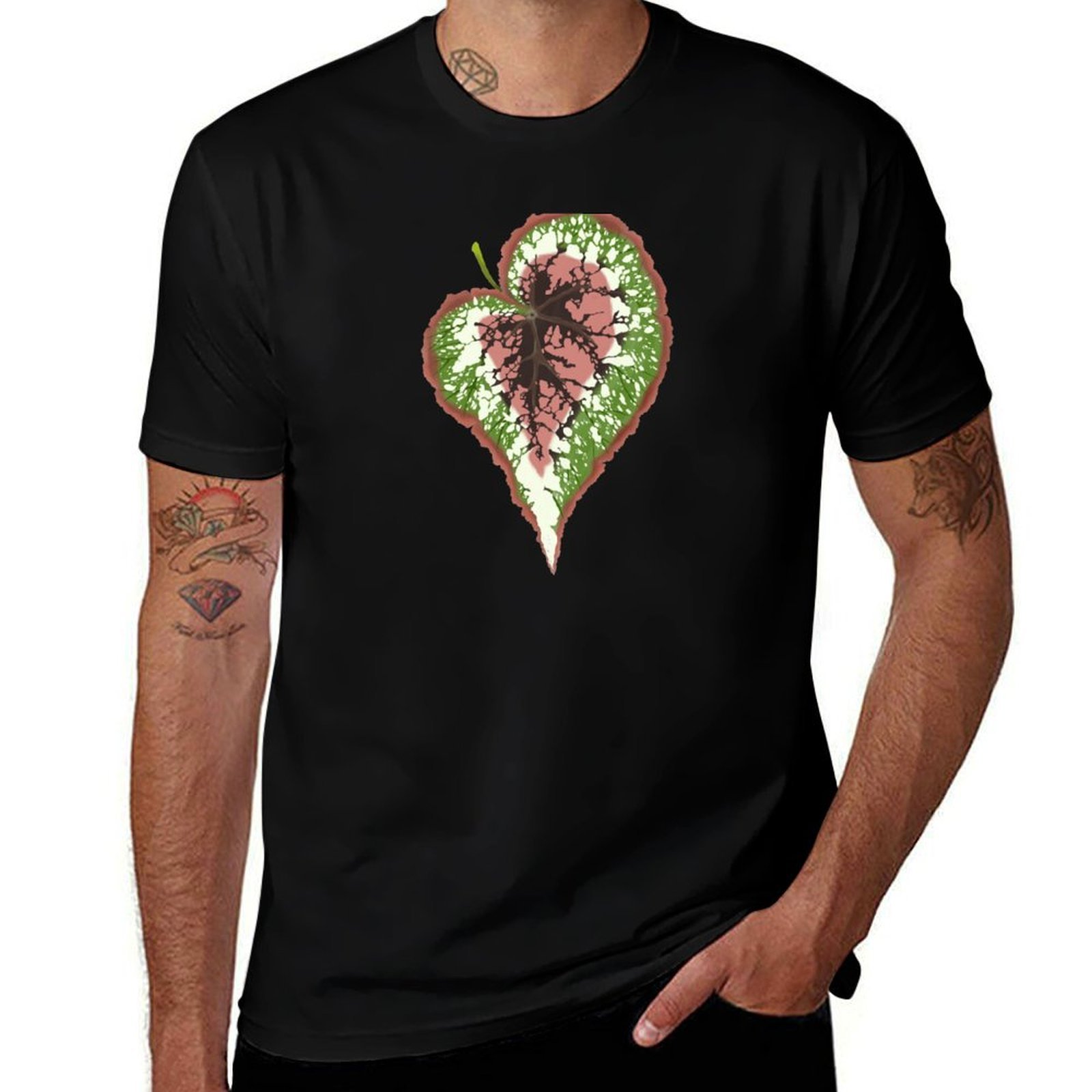 Begonia Rex - Camiseta Begonia Rex com design simples