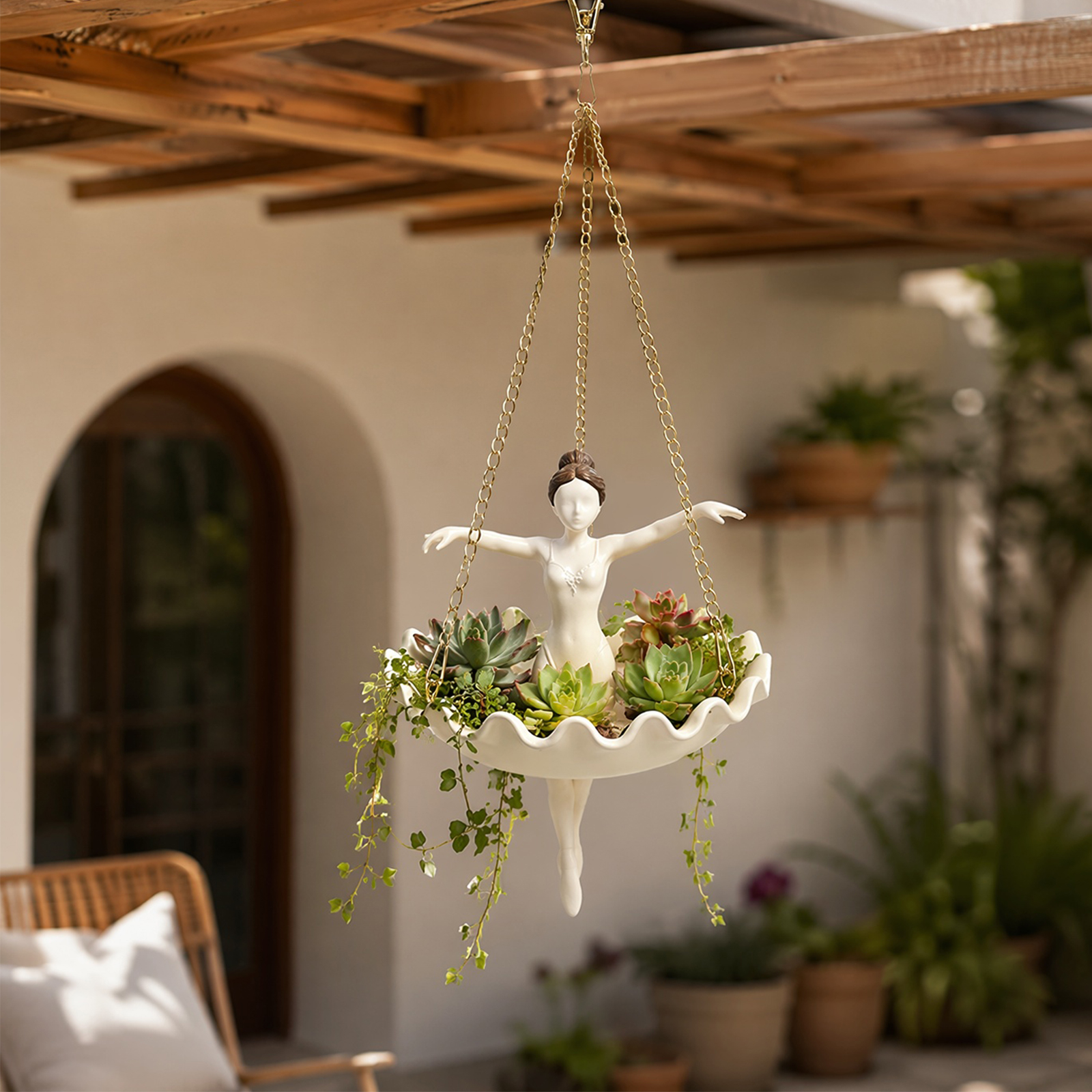 Spider Plant Hanging - Vaso Decorativo Suspenso em Forma de