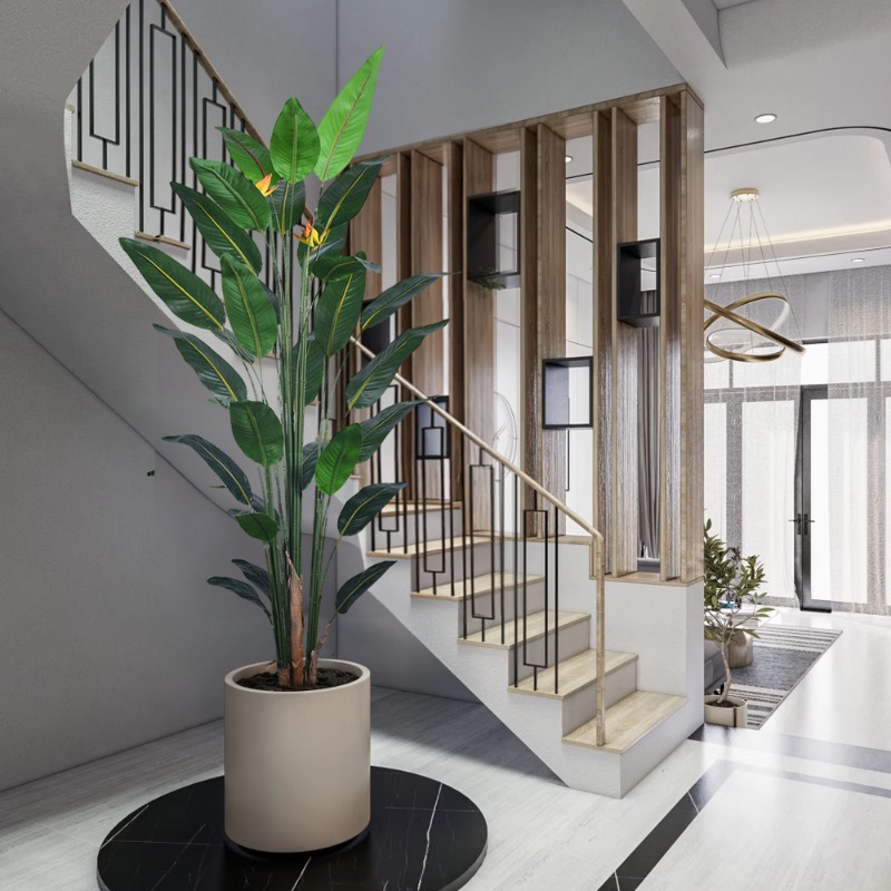 Planta Artificial Realista Gra - Bird Paradise Strelitzia avaliação e preço