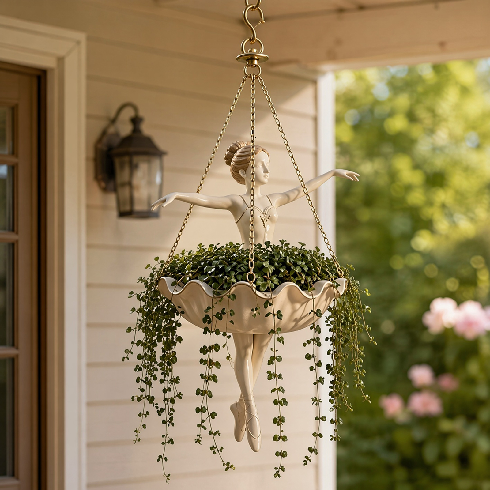 Vaso Decorativo de Resina em F - Spider Plant Hanging avaliação e preço