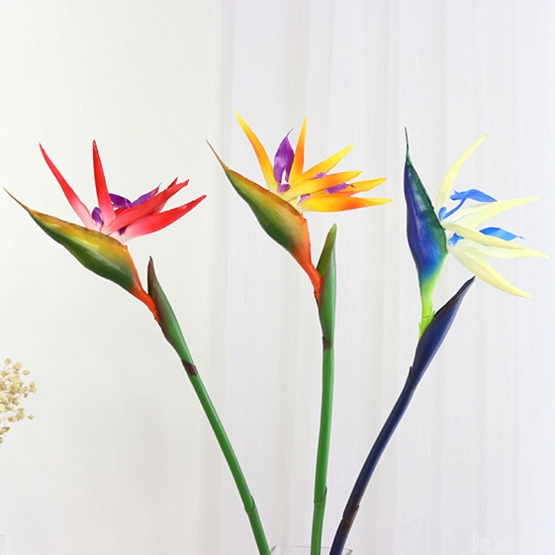 Arranjo de flores artificiais  - Bird Paradise Strelitzia avaliação e preço