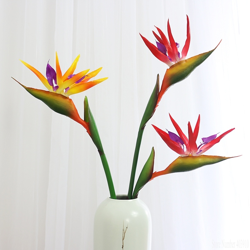 Arranjo de flores artificiais  - Bird Paradise Strelitzia avaliação e preço