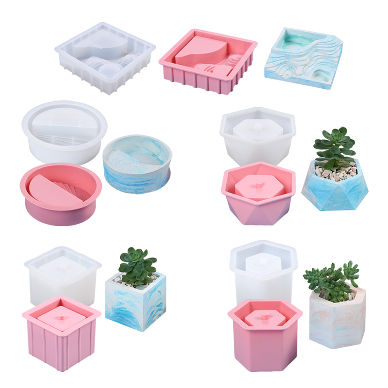 Suculenta vaso de flores molde - Echeveria Succulent avaliação e preço