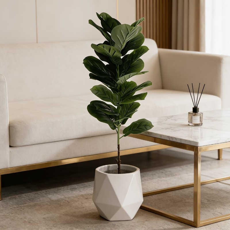 1 Unidade de Árvore Artificial - Ficus Lyrata Tree avaliação e preço