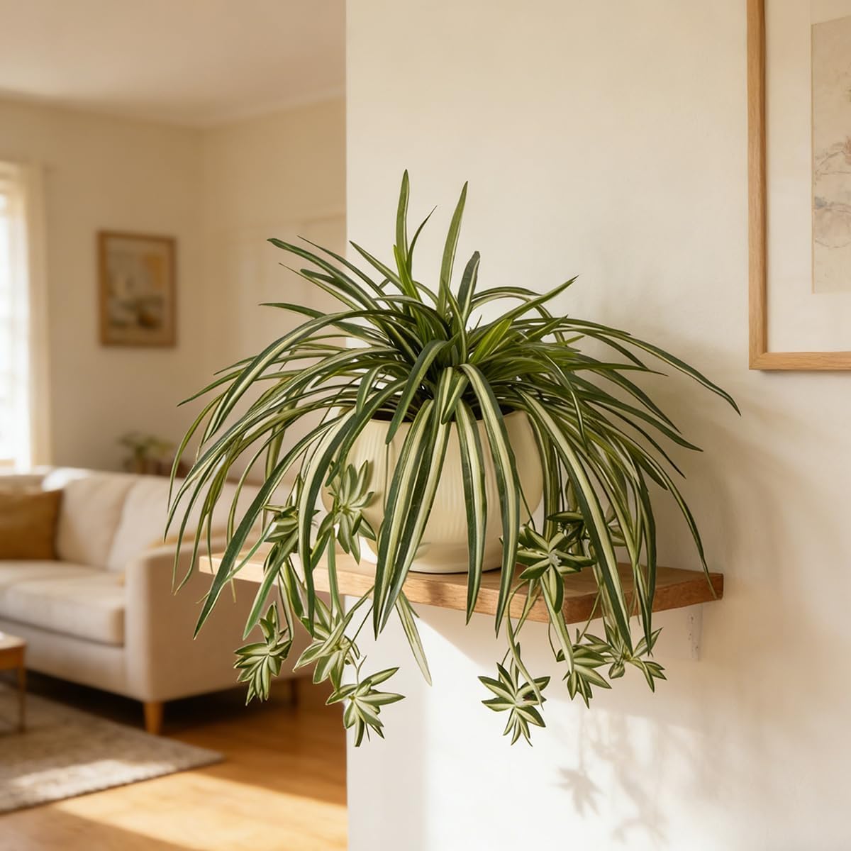4 Peças de Plantas Artificiais - Spider Plant Hanging avaliação e preço