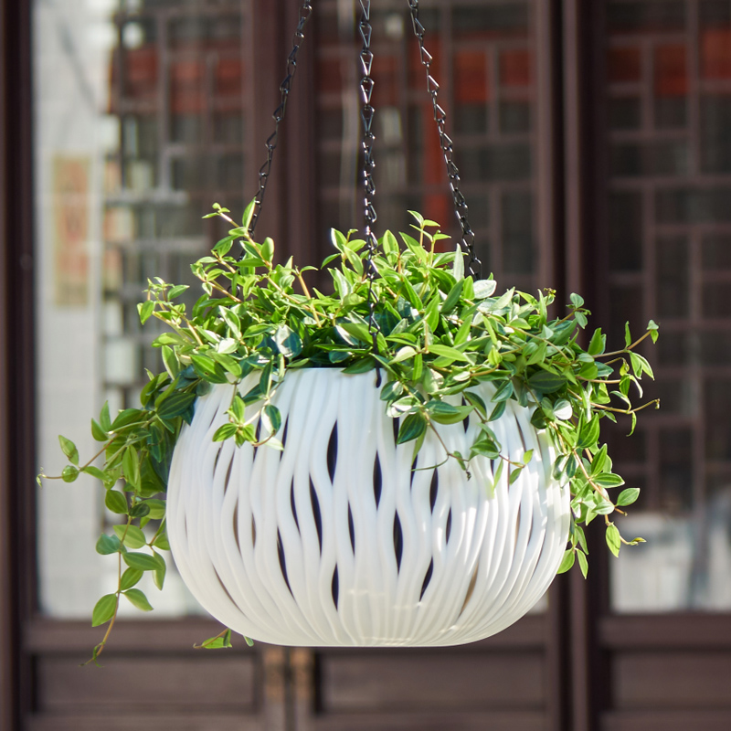 Vaso suspenso, formato persona - Spider Plant Hanging avaliação e preço