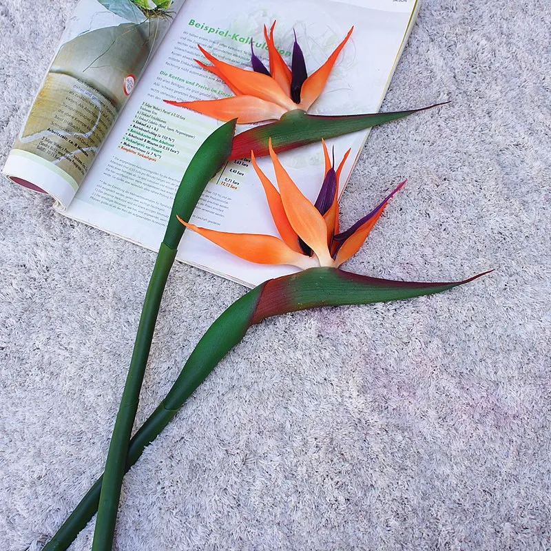 Flor Artificial Pássaro Do Par - Bird Paradise Strelitzia avaliação e preço