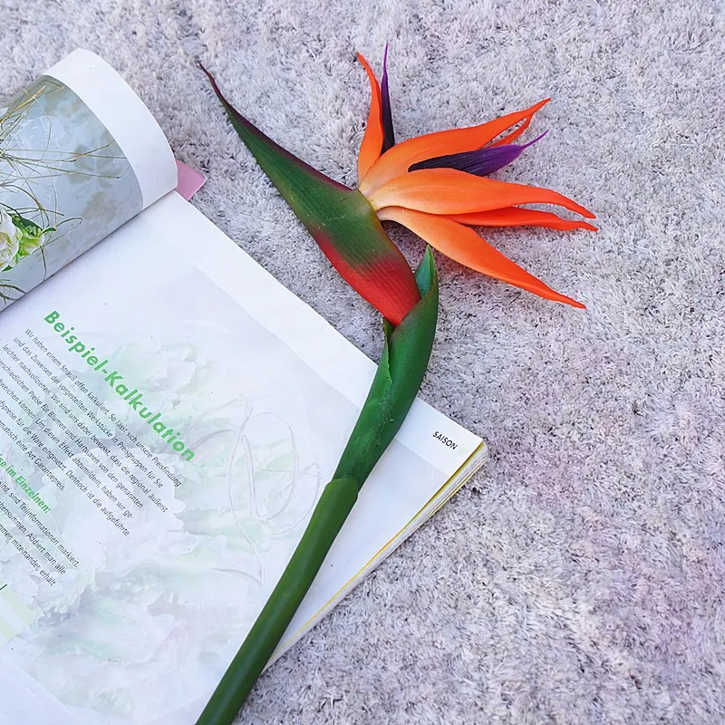 Flor Artificial Pássaro Do Par - Bird Paradise Strelitzia avaliação e preço