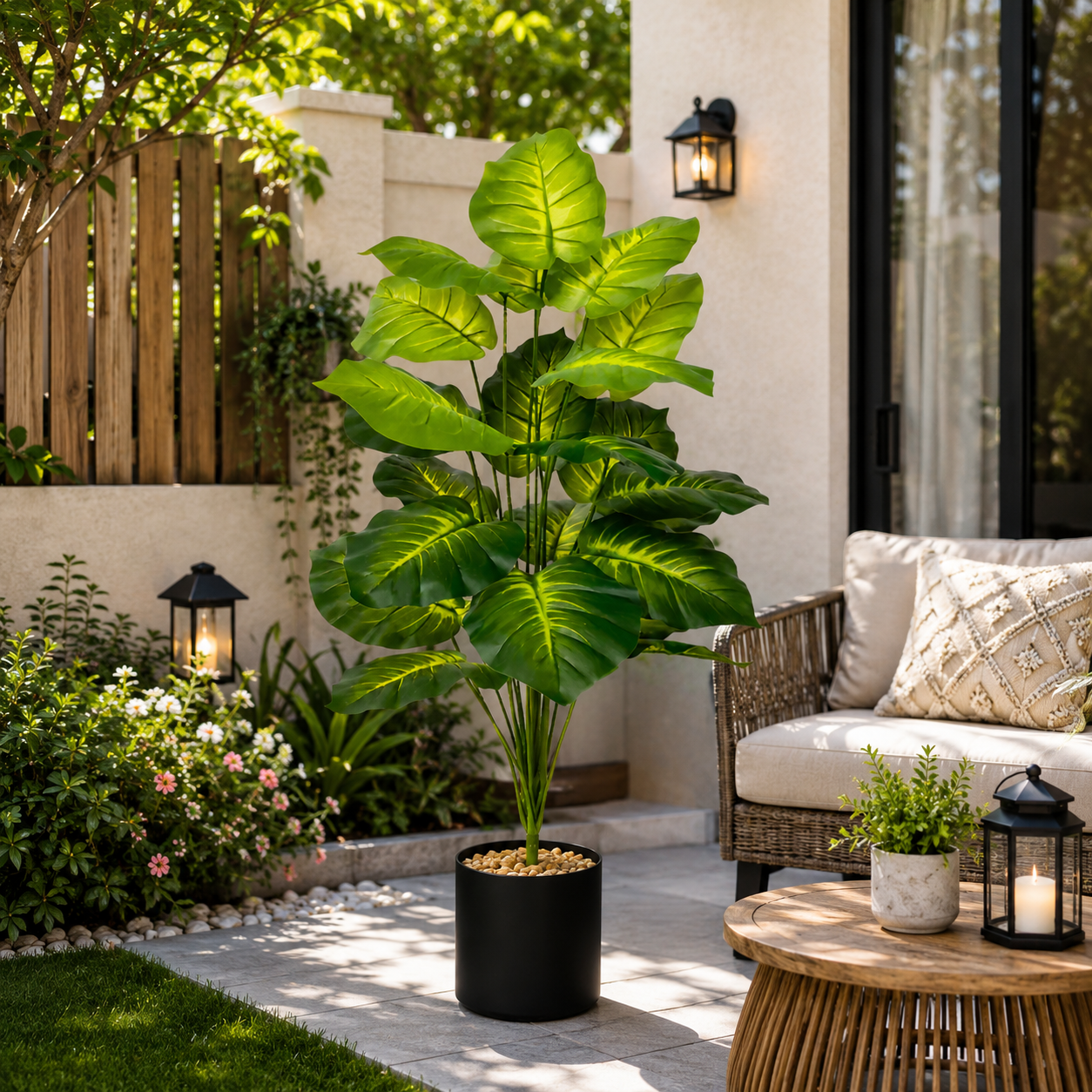 Planta Artificial Pothos de 85 - Ficus Lyrata Tree avaliação e preço