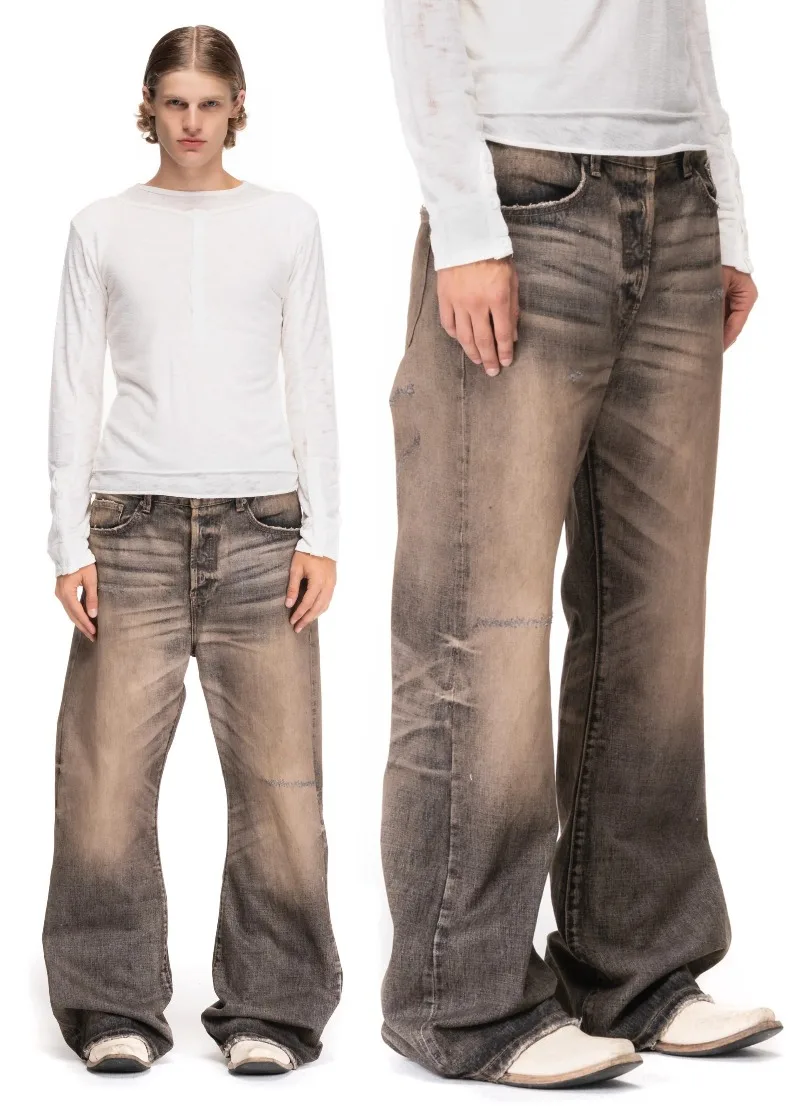 Calça jeans baggy bootcut Nofa - Aglaonema Red avaliação e preço