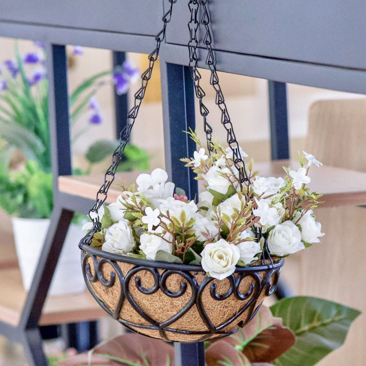 Vaso de Flores Suspenso com Co - Spider Plant Hanging avaliação e preço
