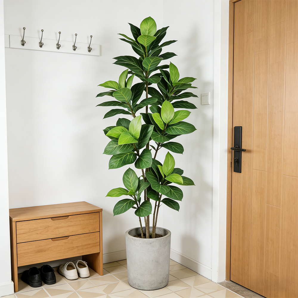 Plantas Artificiais de Ficus d - Ficus Lyrata Tree avaliação e preço