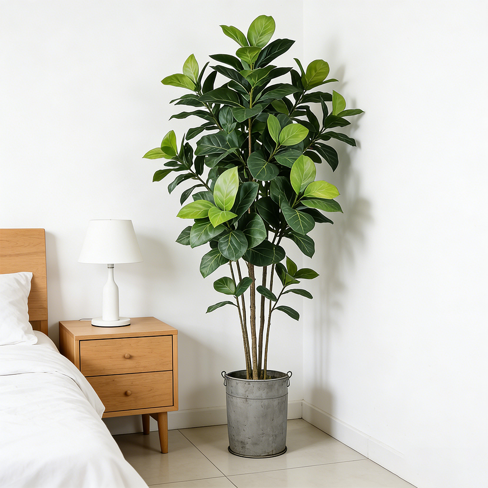 Plantas Artificiais de Ficus d - Ficus Lyrata Tree avaliação e preço
