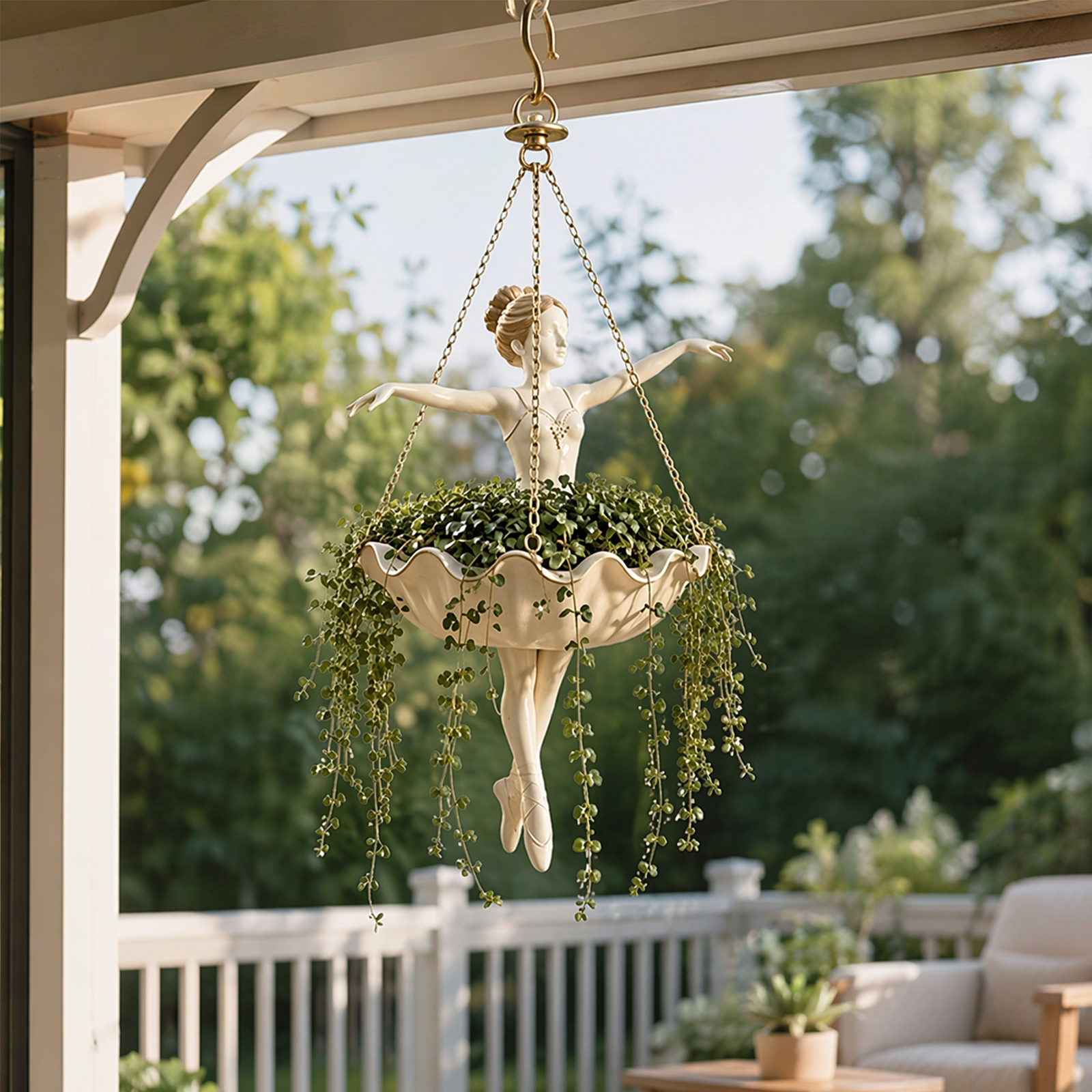 Vaso Suspenso Bailarina: Fácil - Spider Plant Hanging avaliação e preço