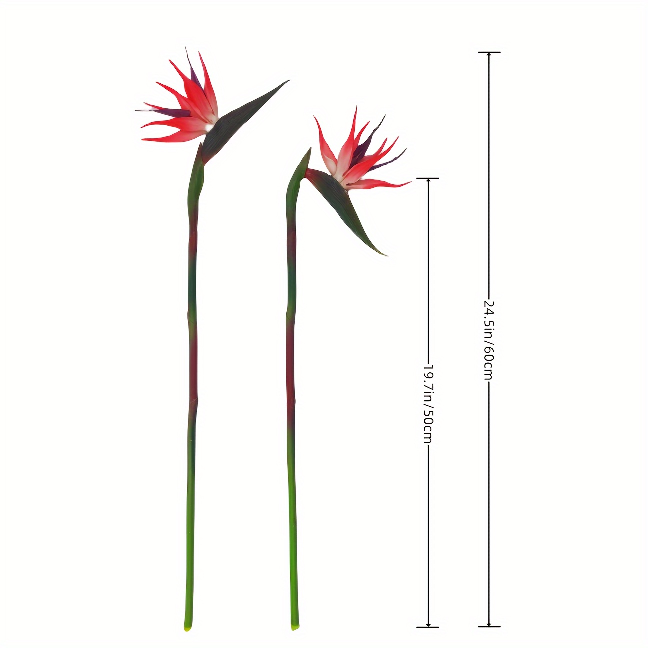 3 peças de Flores Artificiais  - Bird Paradise Strelitzia avaliação e preço