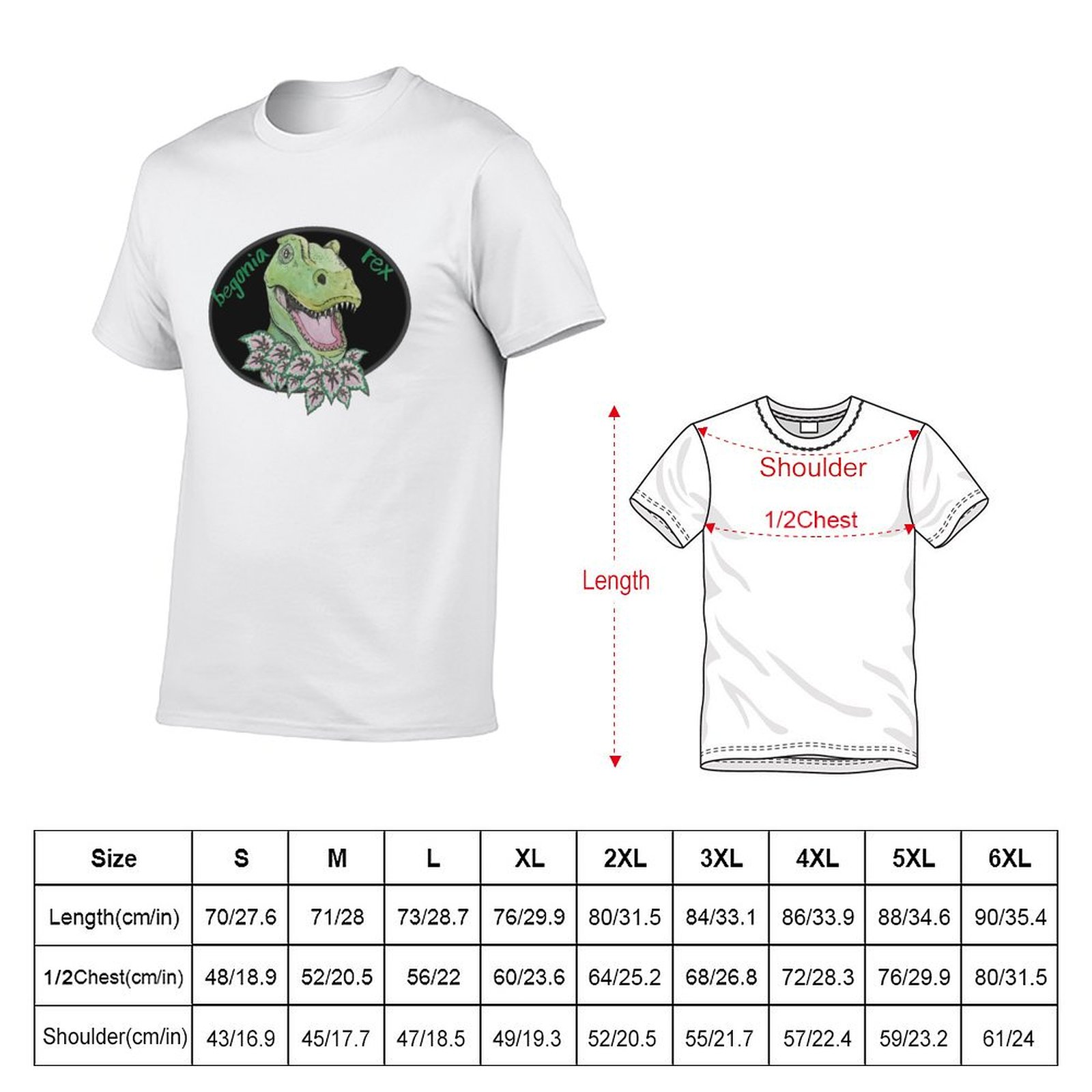 Camiseta T rex Begonia Básica  - Begonia Rex avaliação e preço