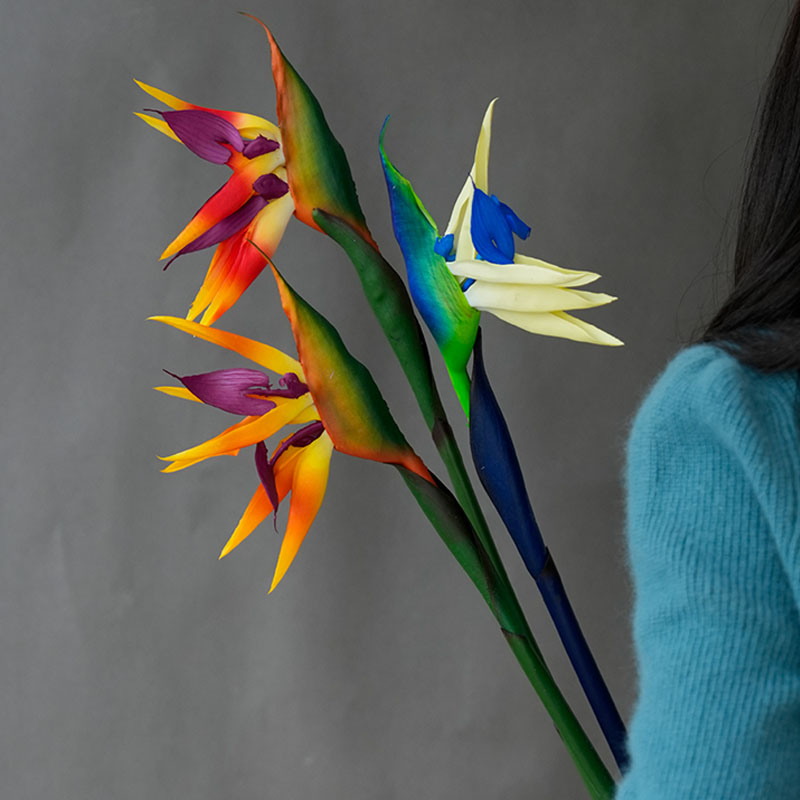 1 Unidade de Flores Artificiai - Bird Paradise Strelitzia avaliação e preço