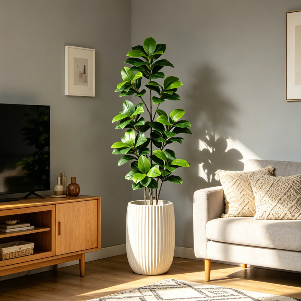 Árvore Artificial Grande de Fi - Ficus Lyrata Tree avaliação e preço