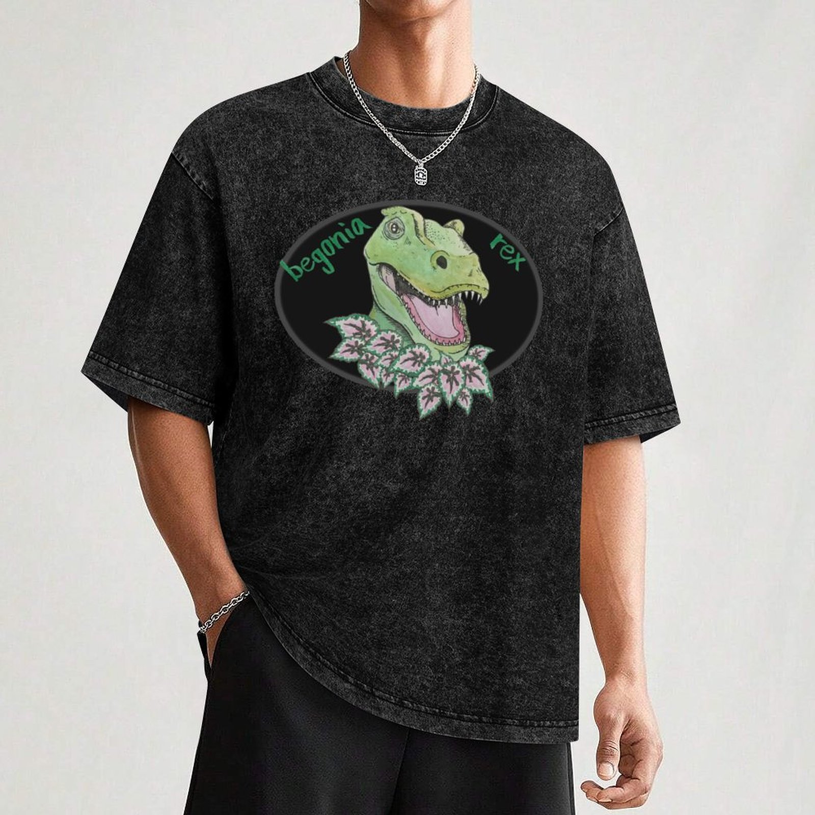 Camiseta T rex begonia, camise - Begonia Rex avaliação e preço