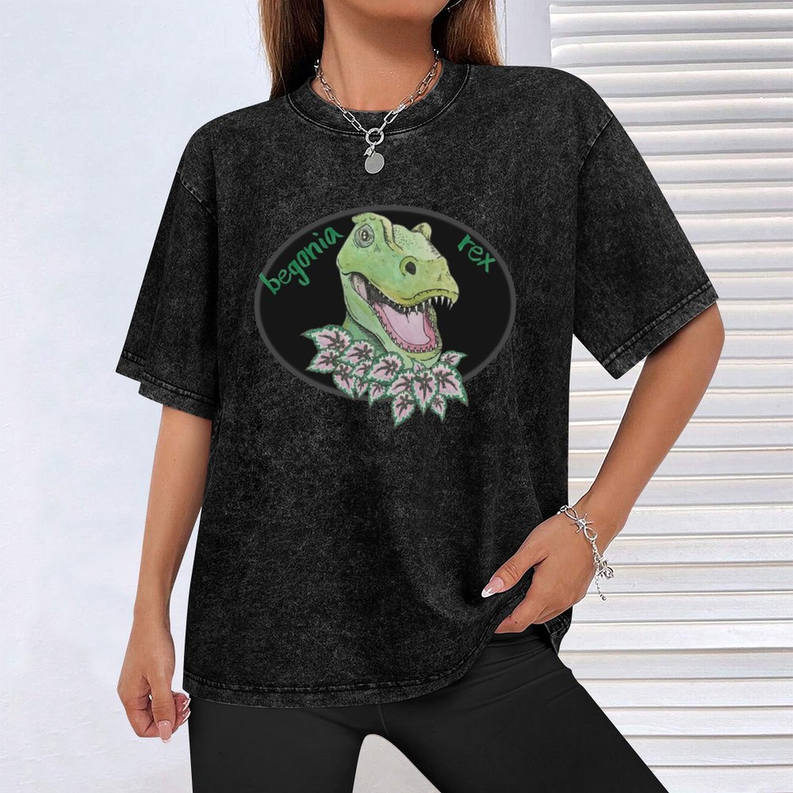 Camiseta T rex begonia, camise - Begonia Rex avaliação e preço