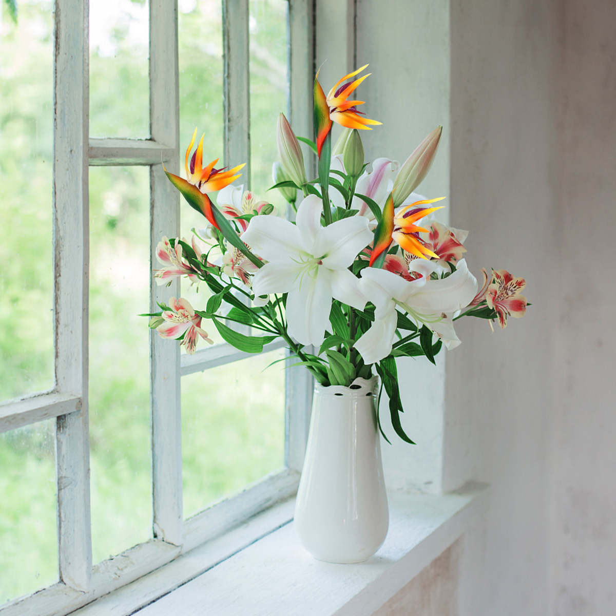 Planta Artificial de Ave do Pa - Bird Paradise Strelitzia avaliação e preço