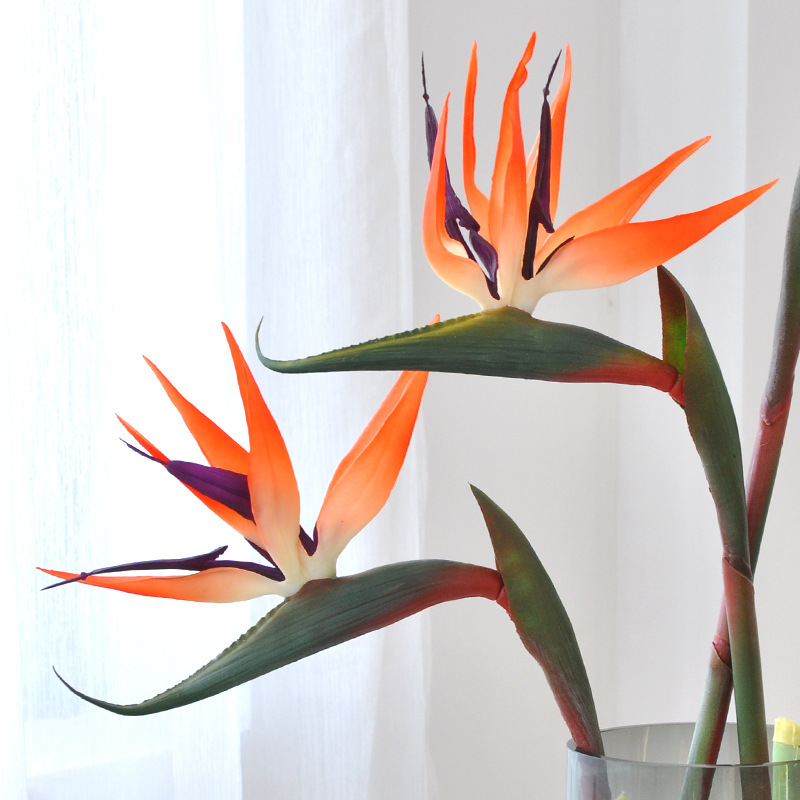3 peças de Flores Artificiais  - Bird Paradise Strelitzia avaliação e preço